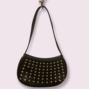 EXPRESS Black Chic Purse with Silver Stud Accents